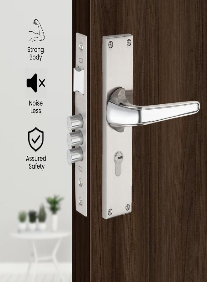 Link Carvo Mortise Lock |for Main & Internal Door in Home, Office, Hotel | 8 Inches Heavy Duty Handle Set with Both Side Key Access, 3 Keys |SS Finish|2 Years Warranty - Image 3